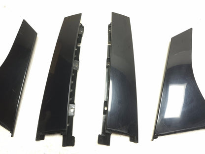 2013 Ford Focus Rear Door Pillar Outside Molding Trim Left & Right 4 Pcs OEM
