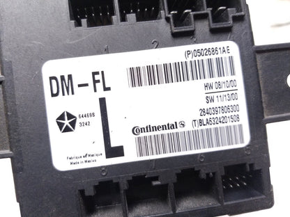 2008 - 2020 Dodge Grand Caravan Door Module Relay Front Driver Side Left OEM