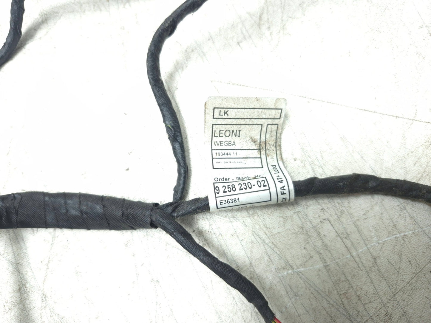 2013 BMW 328ix Seat Wire Wiring Harness Driver Side Left OEM