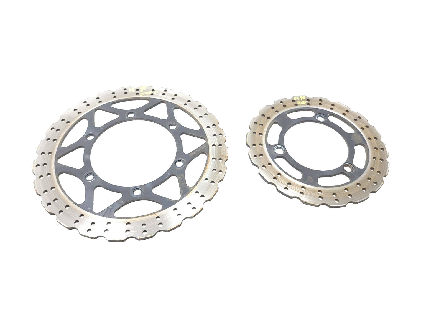 2008 Kawasaki Ninja 250 R Ex250j Rear & Front Brake Disc Pair OEM