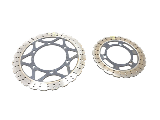 2008 Kawasaki Ninja 250 R Ex250j Rear & Front Brake Disc Pair OEM