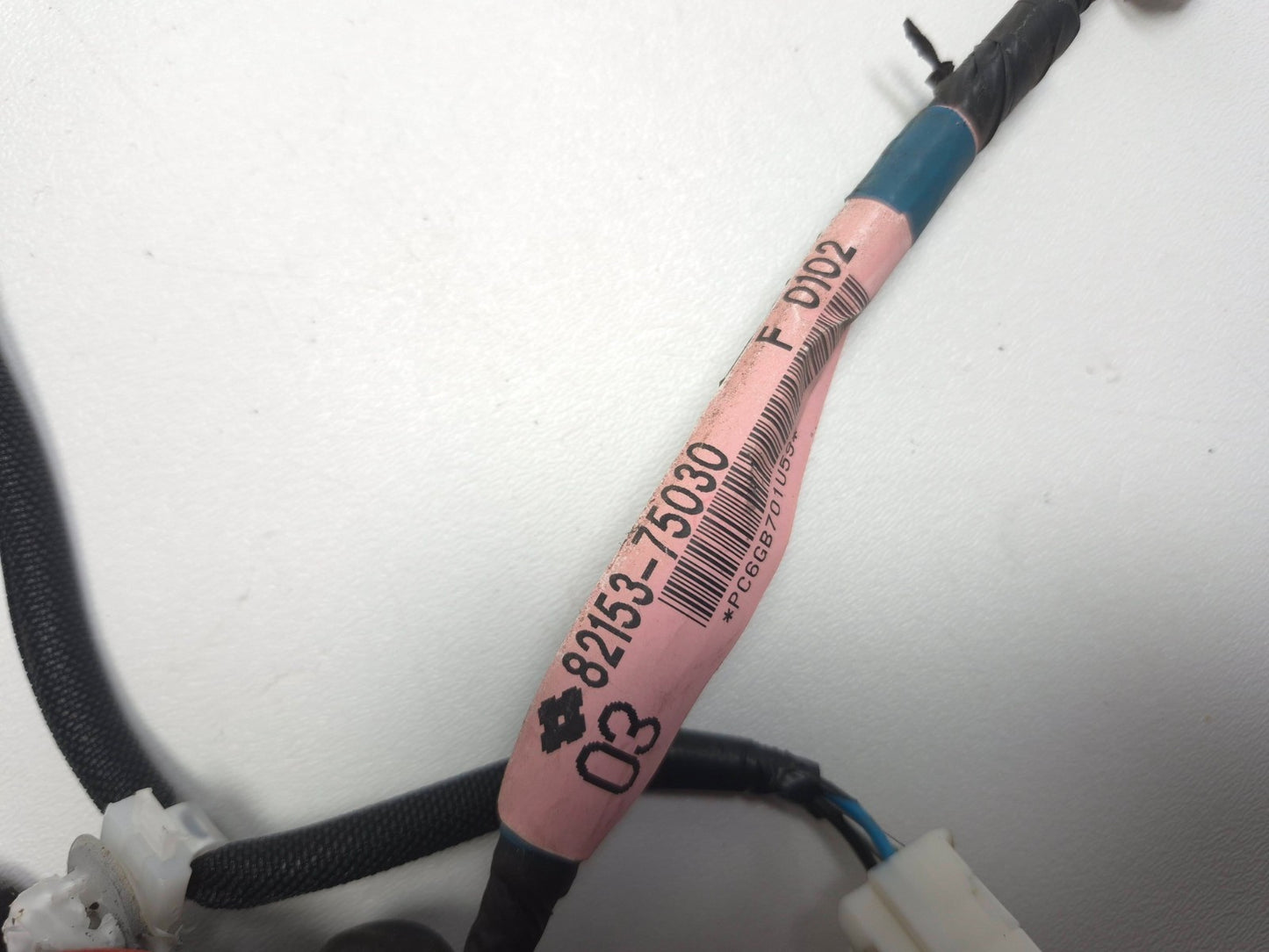 2010 Lexus Hs250h Rear Door Wire Harness Right Passenger Side OEM