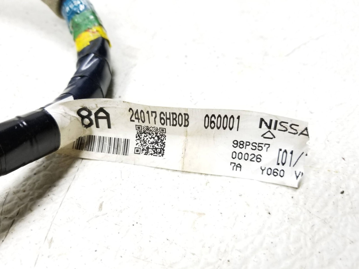 2017 Infiniti Q50 Interior Wire Harness Left Driver Side OEM 62k Miles