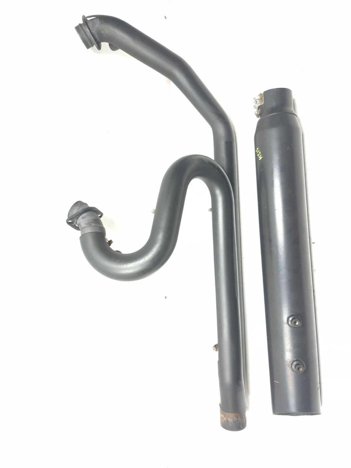 2007-2008 Harley Touring Black Pipe 2-into-1 Header& Muffler Exhaust System