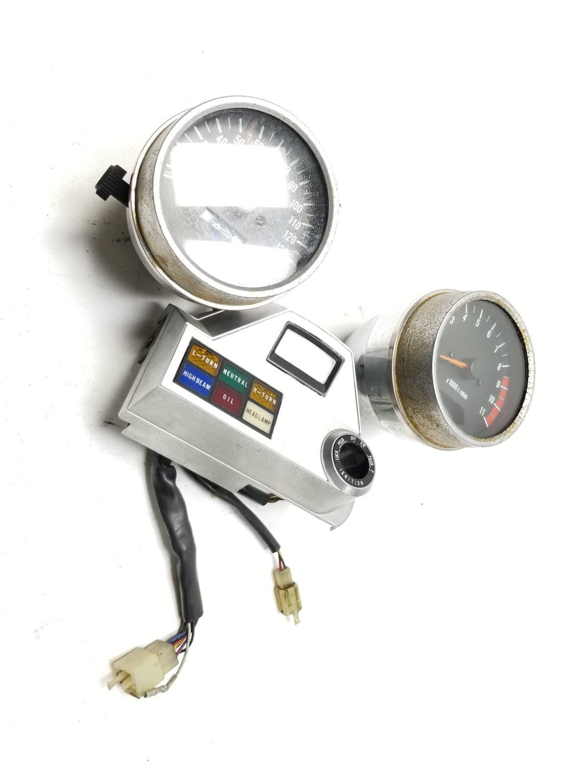 1990 Kawasaki Vn750 Vulcan Speedometer Tachometer Meter Gauge Cluster OEM