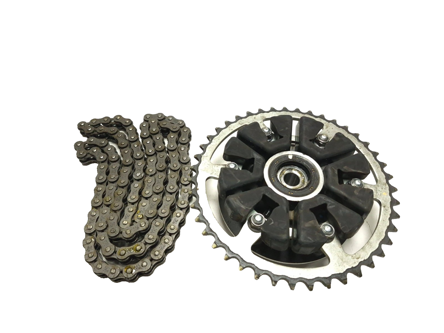 2025 Kawasaki Ninja Ex 500 Rear Sprocket W/drive Chain OEM