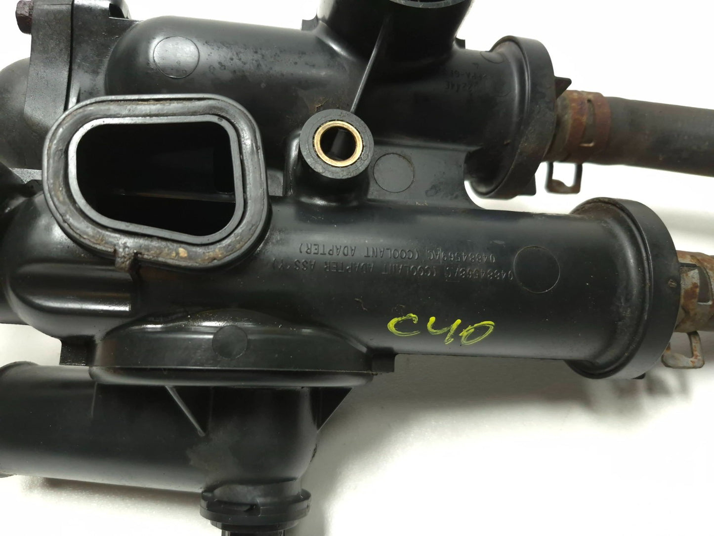 2010 Dodge Caliber Rear Thermostat Housing 04884569ac OEM