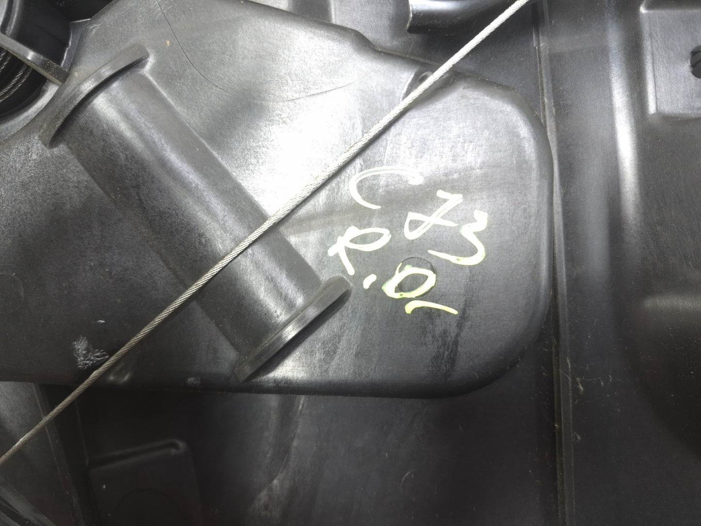 2019 Tesla Model 3 Rear Window Regulator Carrier W/ Motor Left Driver Side OEM