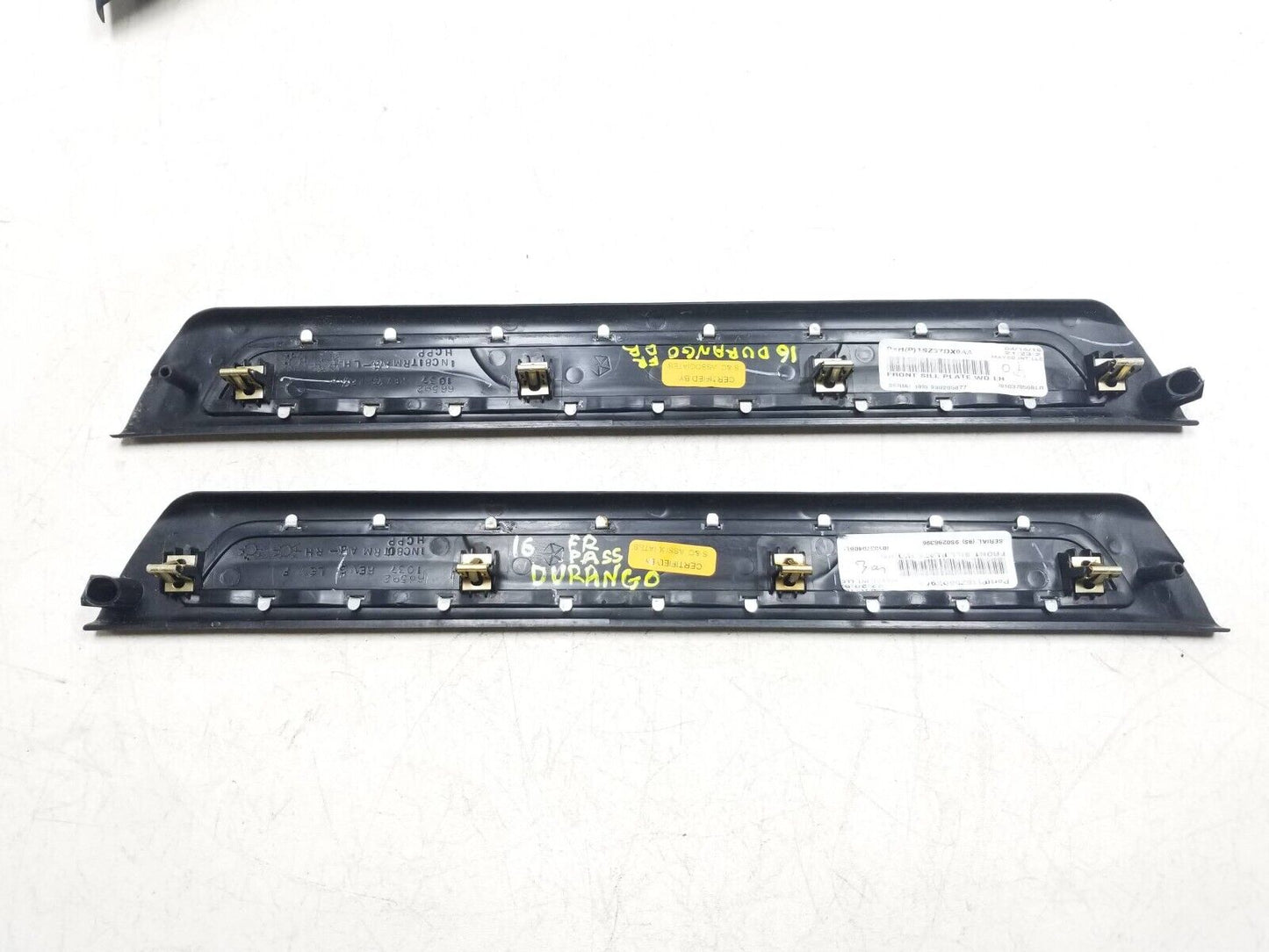 16 - 22 Dodge Durango Door Sill Scuff Plate Cover Trim 4pcs OEM