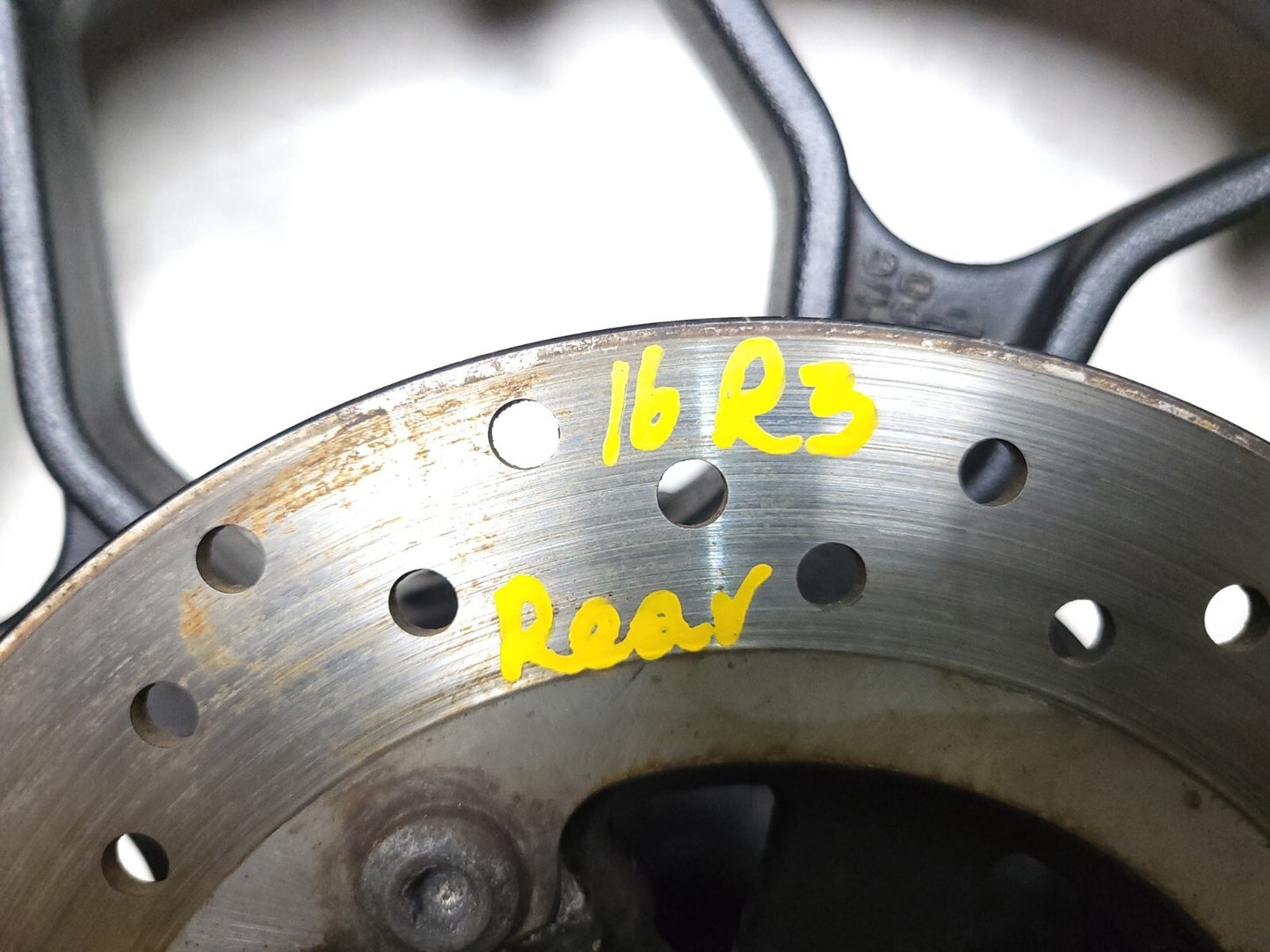 2016 Yamaha R3 Yzfr3 Rear Wheel Rim Tire 140/70 R17 OEM *straight*