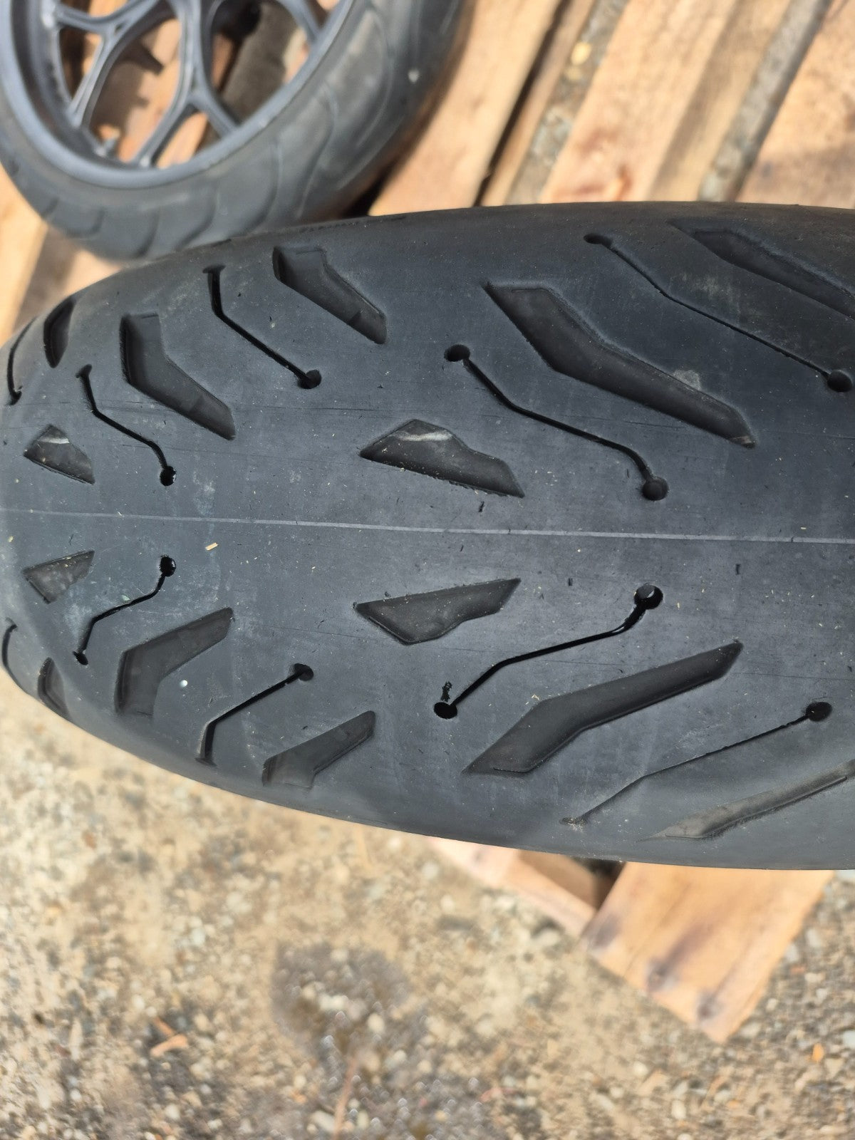 2012 Honda Nc700x Wheel Rim & Tire Front & Rear *straight* OEM