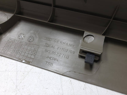 2009 - 2016 Audi A4 S4 Sedan Front Lower A Pillar Trim & Rear Lower C Pillar OEM