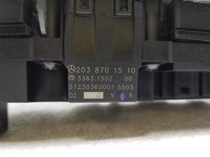 02-05 Mercedes W203 C230 Coupe Hazard Light Door Lock Control Panel Switch OEM