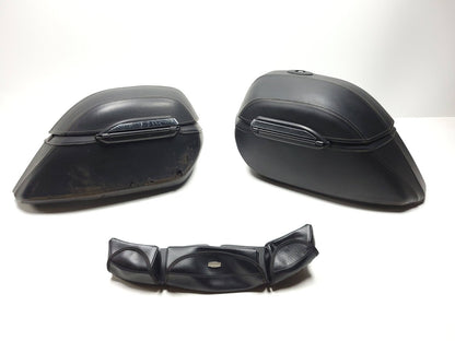 2007 Yamaha Xvs 1300 V-star Rear Left & Right Luggage Case OEM