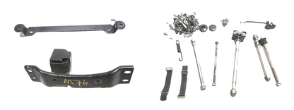 2014 Kawasaki Ninja 300 Ex300a Wheel Axle Pair & Bracket W /misc Bolt OEM