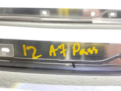 2012 Audi A7 Roof Molding W/ Seal Left & Right Pair OEM
