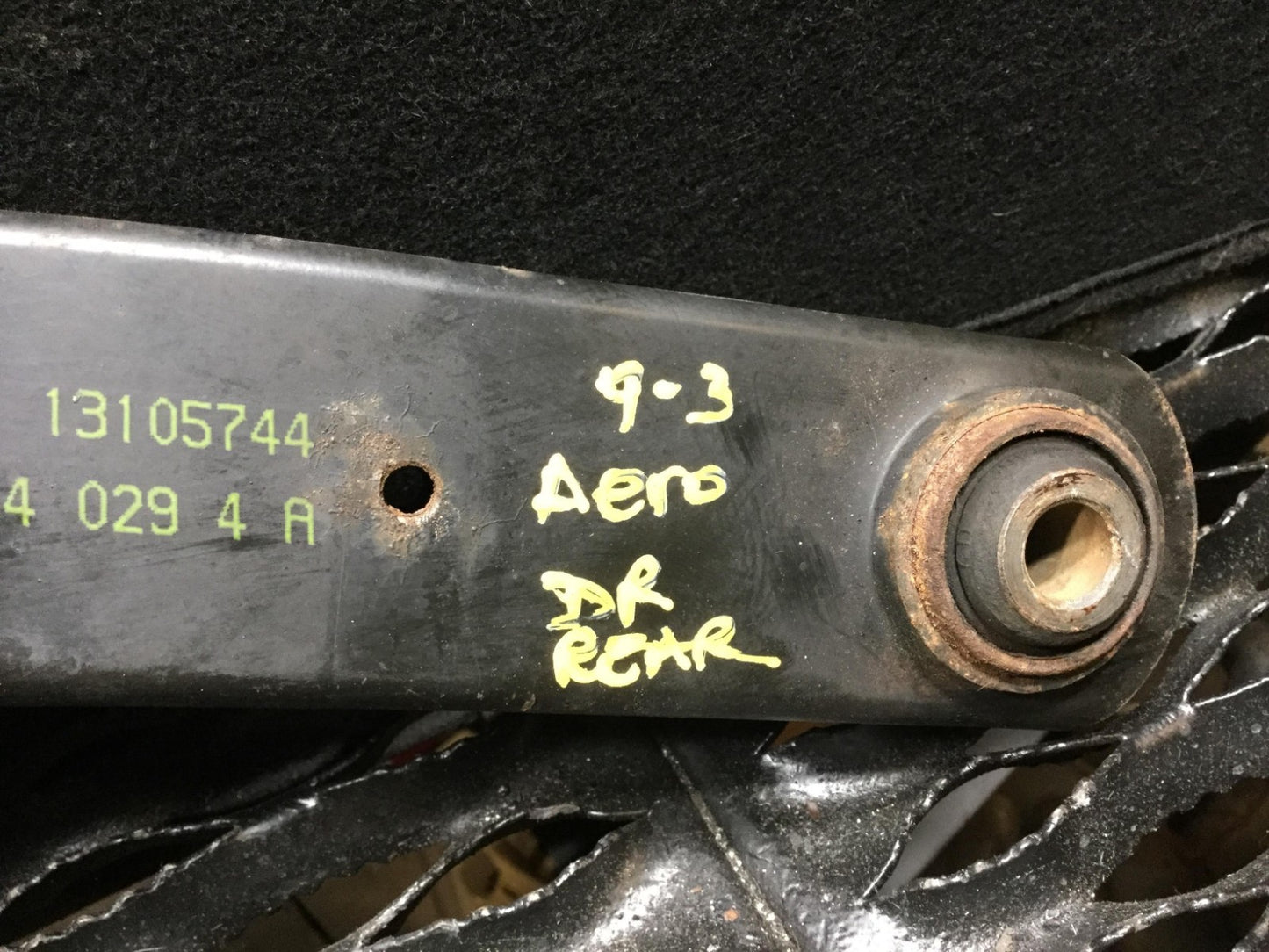 03 04 05 06 07 08 Saab 9-3 Driver Left Rear Upper Control Arm 13105744 OEM