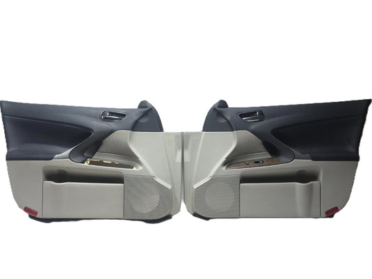 2009 Lexus IS250 Front Interior Door Panel Trim Left & Right OEM