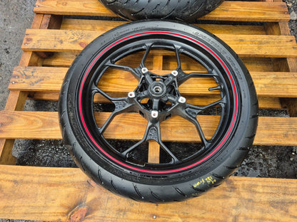 2016 Yamaha R3 Yzfr3 Wheel Rim W/tire Front & Rear Pair OEM