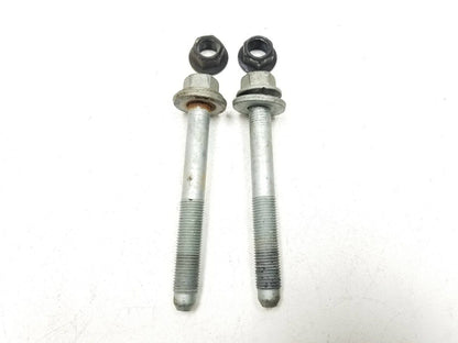 17 18 Kia Forte Front Crossmember Subframe Stay Bracket Pair OEM 49k Miles