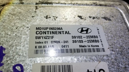 2011 Hyundai Elantra Engine Control Module Ecu Ecm OEM