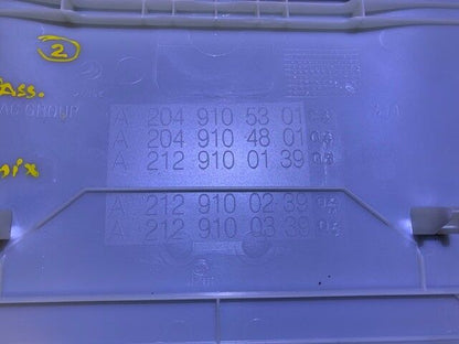 08-14 Mercedes W204 C300 Front Left Or Right Seat Back Panel Cover Trim OEM