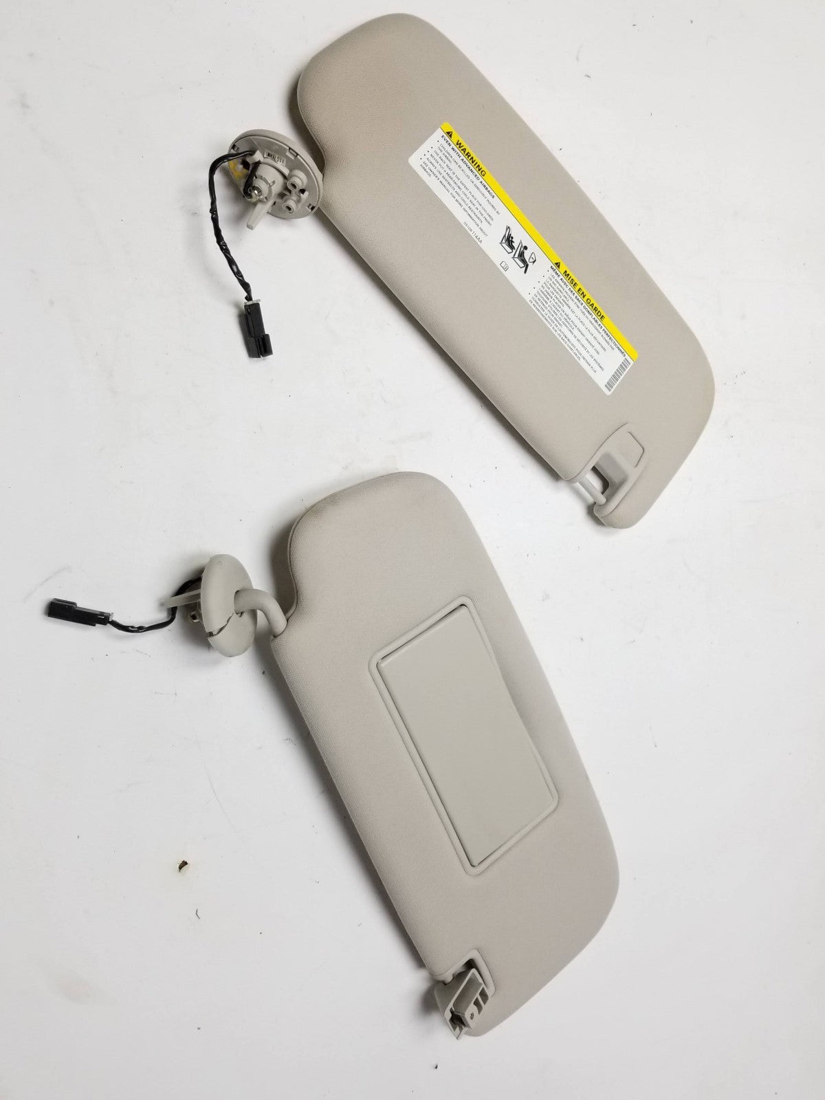 2012 Jeep Grand Cherokee Sun Visor Pair OEM