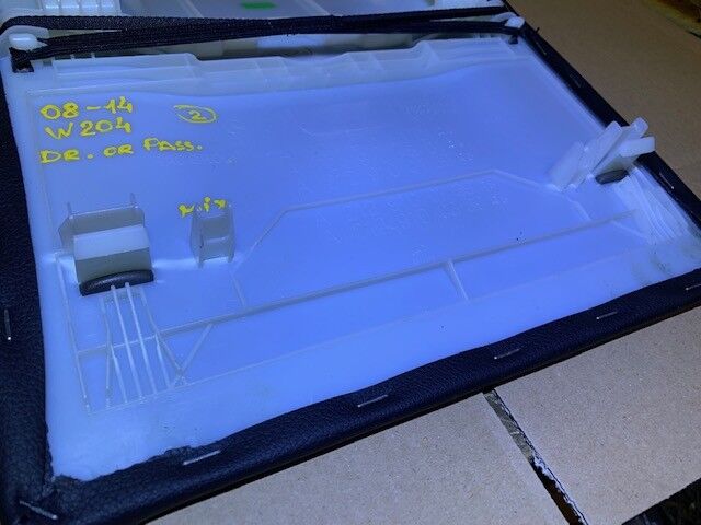 08-14 Mercedes W204 C300 Front Left Or Right Seat Back Panel Cover Trim OEM