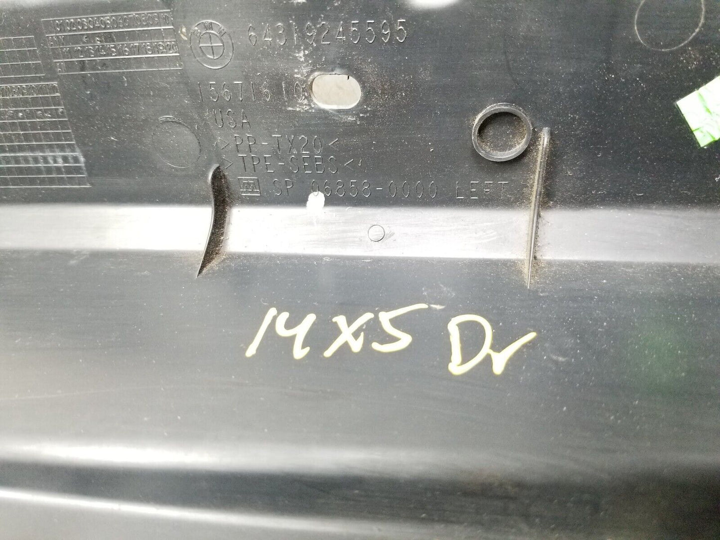 14-18 BMW X5 F15 Cowl Housing Microfilter Cover Shield L+r Pair OEM 89k Miles✅