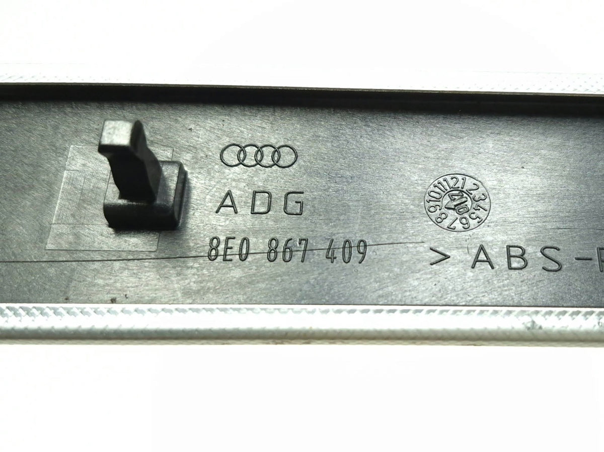 2008 Audi A4 Sedan Front Interior Door Panel Trim Strip Driver Side Left OEM