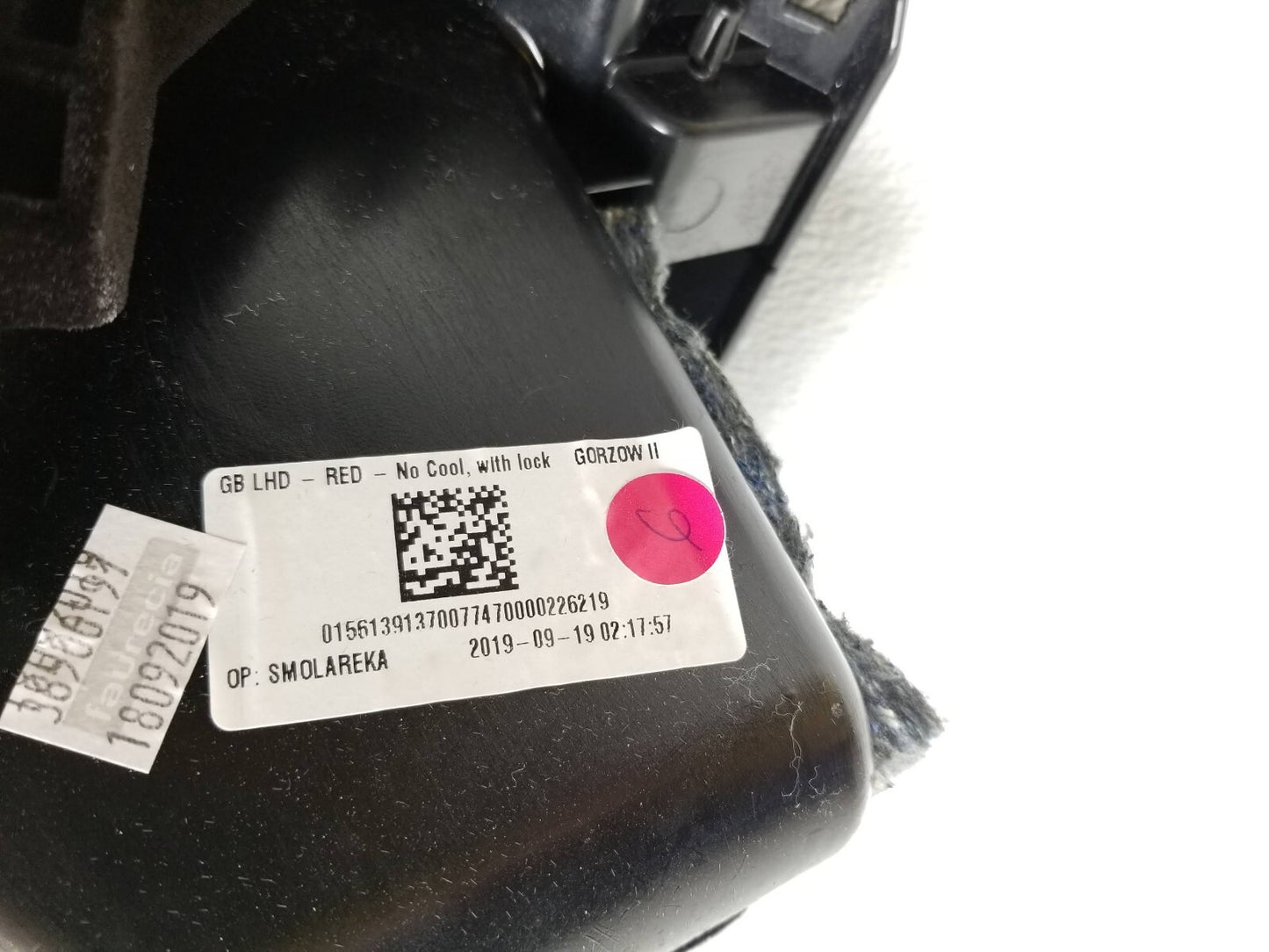 2019 Alfa Romeo Giulia Glove Box OEM