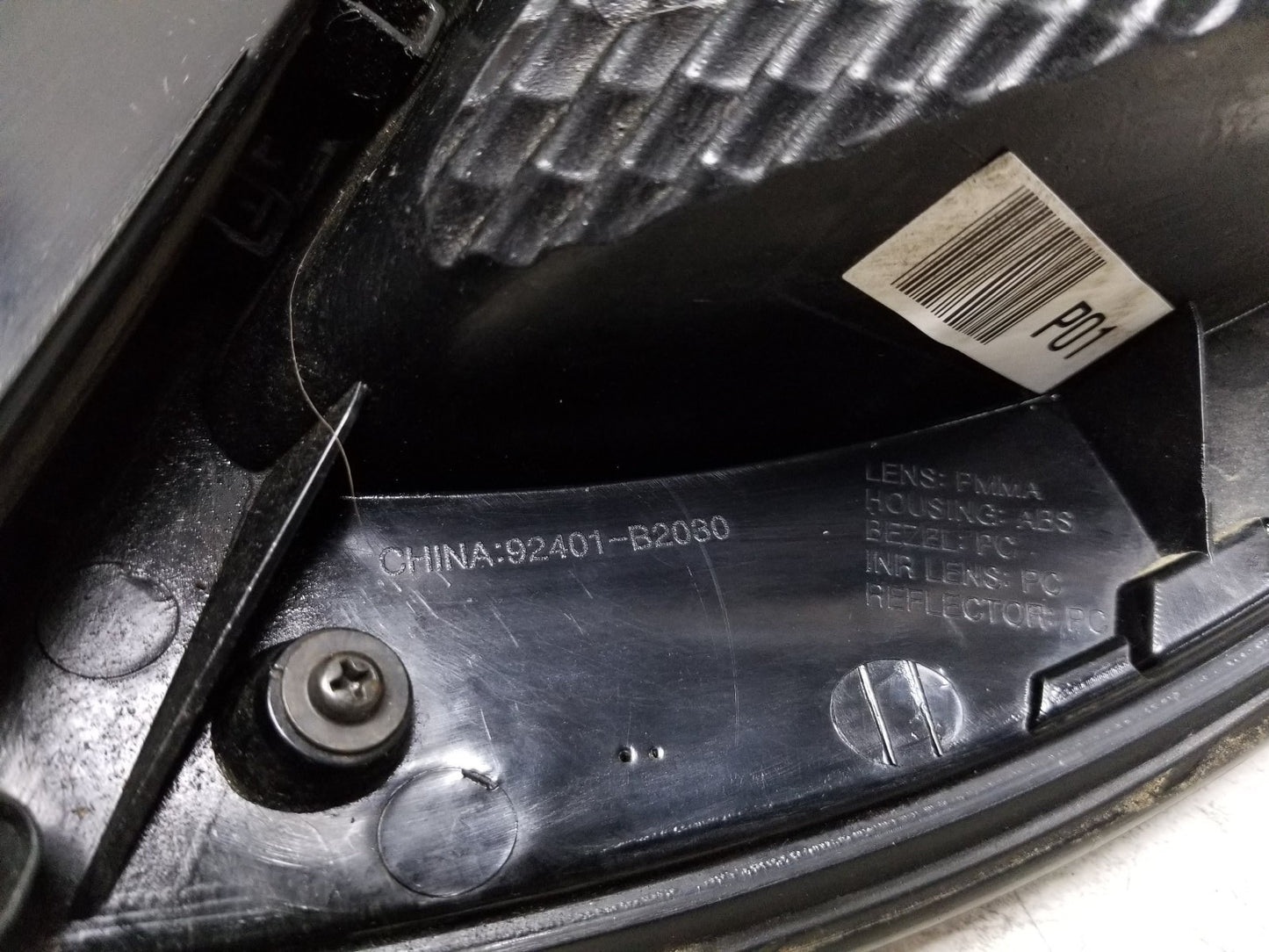 2014 - 2019 Kia Soul Tail Light Rear Driver Side Left OEM