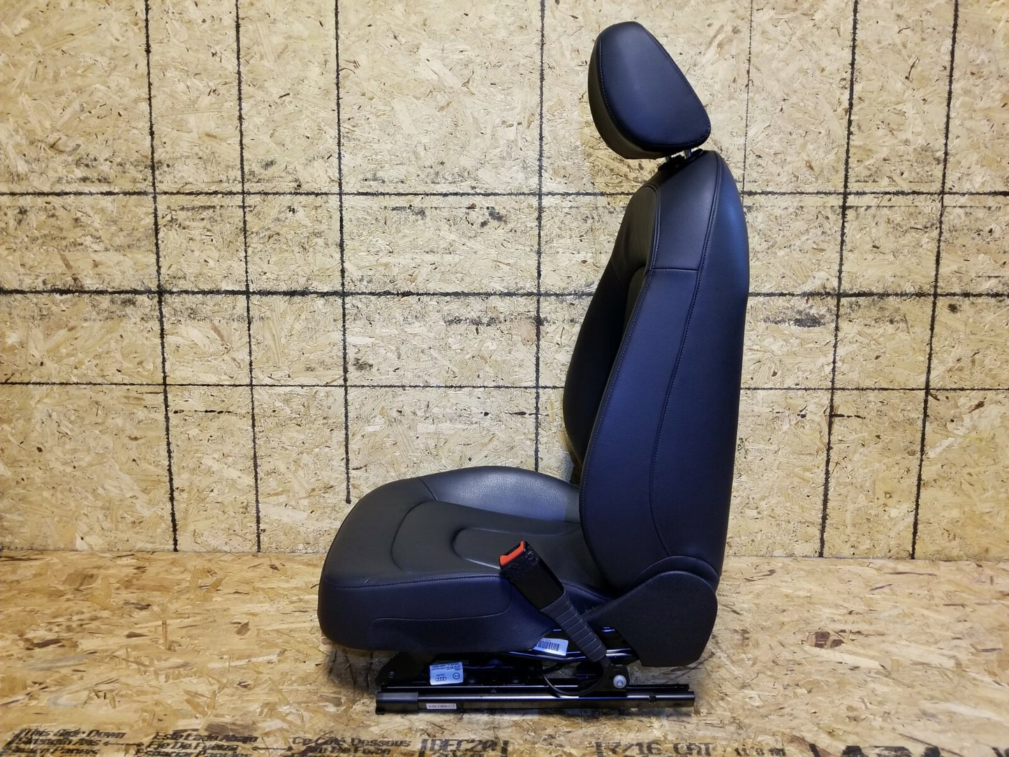 2013 Audi A4 Front Passenger Seat Right Leather Black OEM