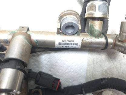 2017 Cadillac Xt5 Fuel Rail W/ Injector 3.6l OEM