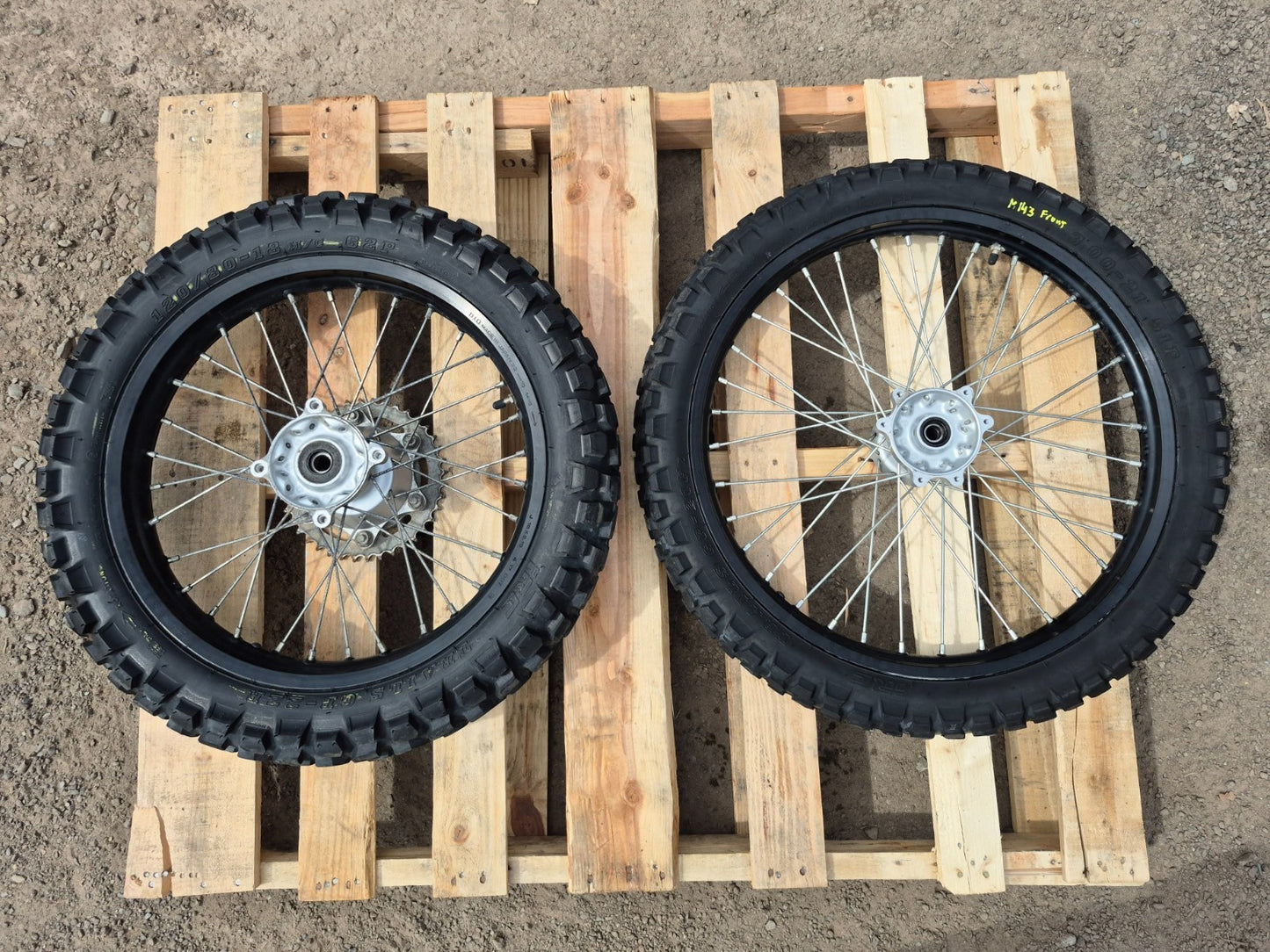 2017 Honda Crf250l Wheel Rim W/ Tire Rear & Front Pair R 18 R 21 OEM