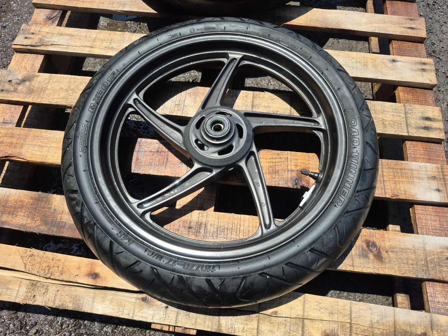 2013 Honda Cbr250 Wheel Rim W/ Tire Front & Rear *straight* OEM