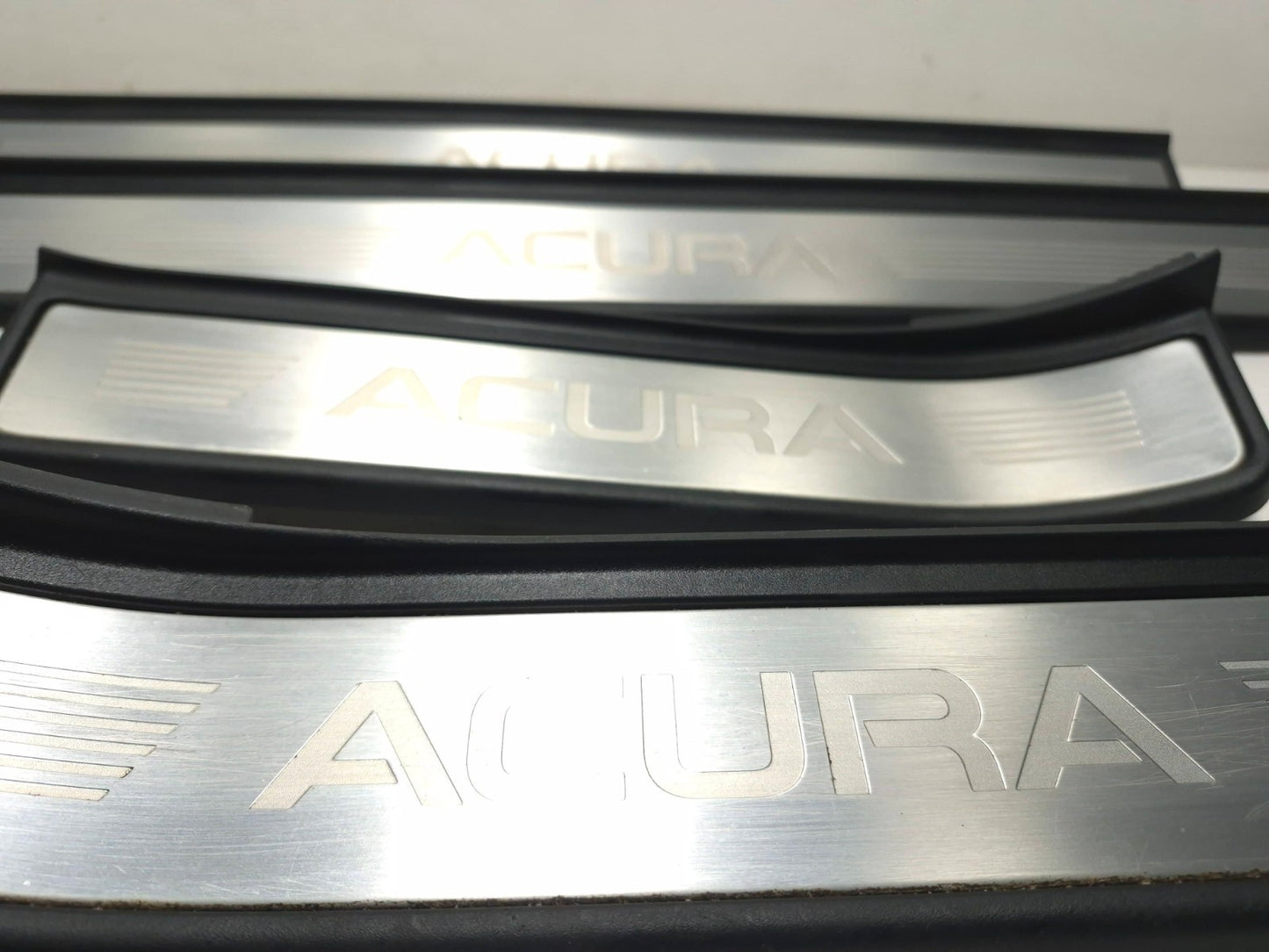 2008 Acura Tl Type-s Door Sill Trim Scuff Plate Rear & Front 4 Pcs OEM