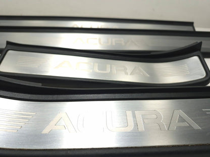 2008 Acura Tl Type-s Door Sill Trim Scuff Plate Rear & Front 4 Pcs OEM