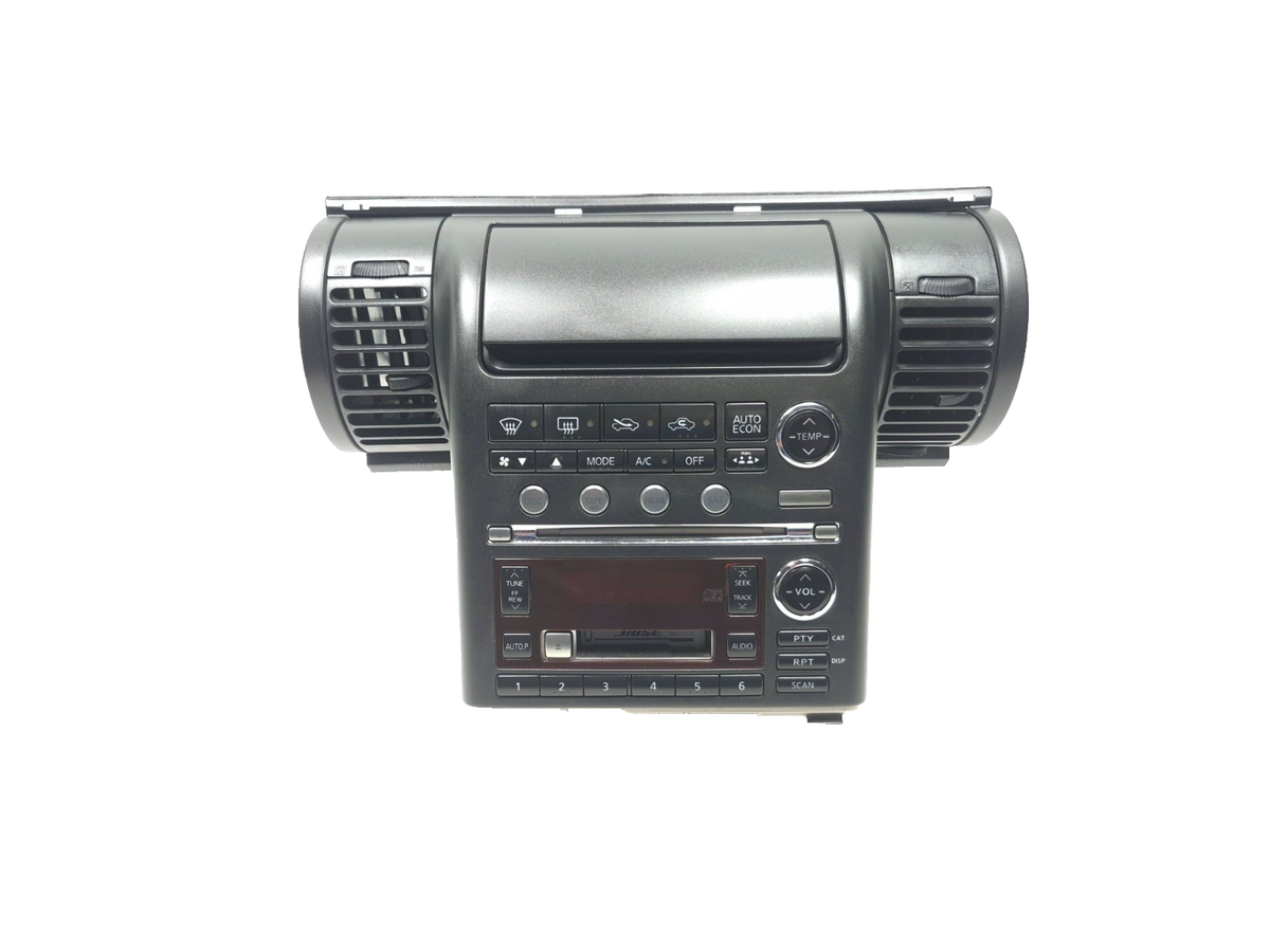 2003 Infiniti G35 Sedan Bose Radio 6-cd Tape Player AC Climate Controls OEM