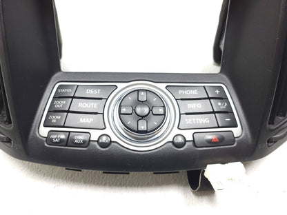 2014 Infiniti Q60 Dash Navigation Screen Trim W/ Navigation Controls OEM