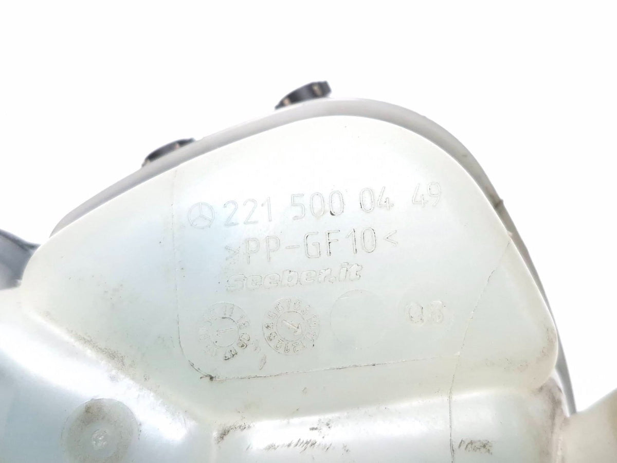 2011 Mercedes S400 W221 Radiator Overflow Coolant Expansion Reservoir Tank  OEM