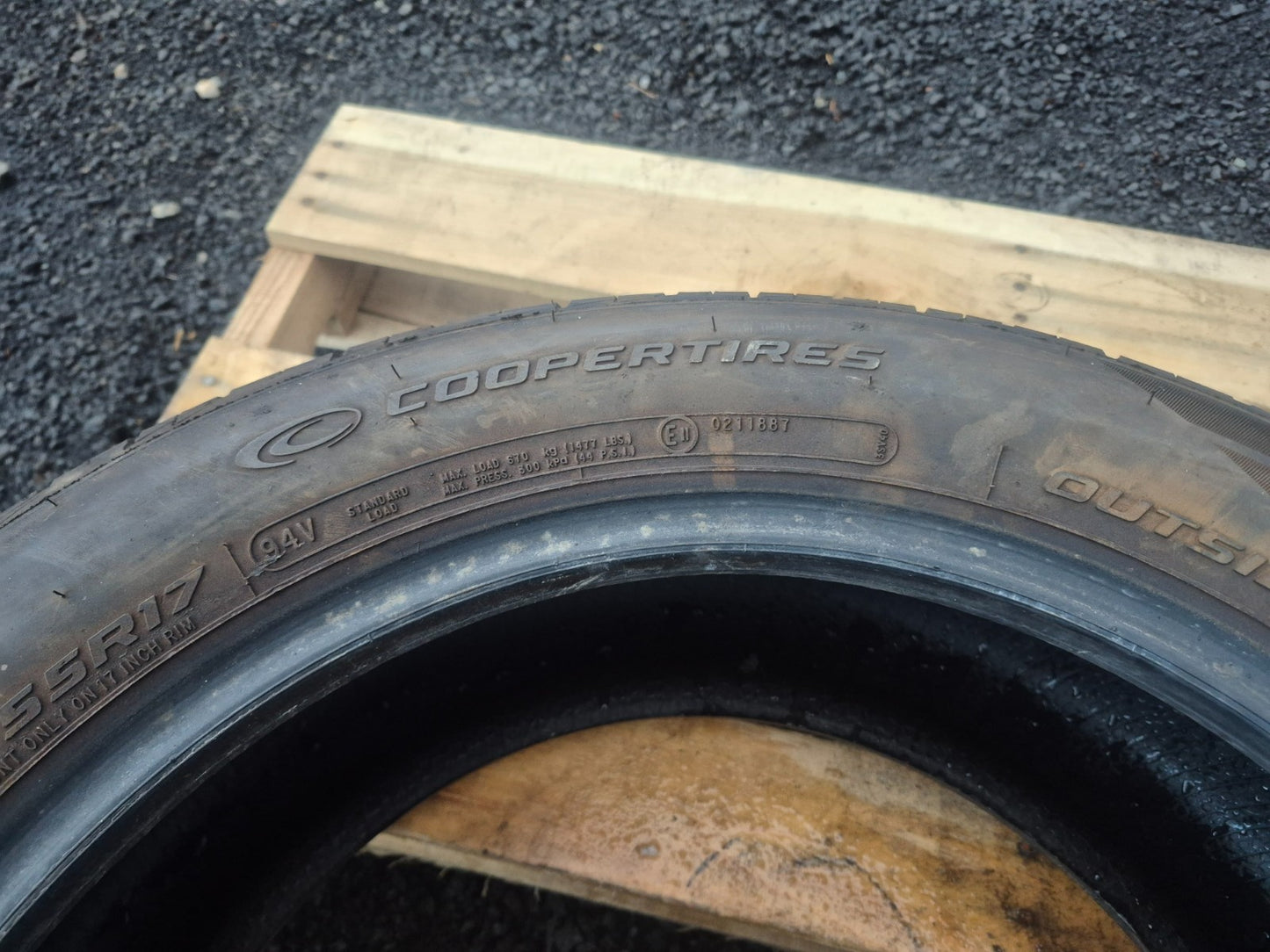 Cooper Cs5 Ultra Touring 215/55r17 94v Used Tire