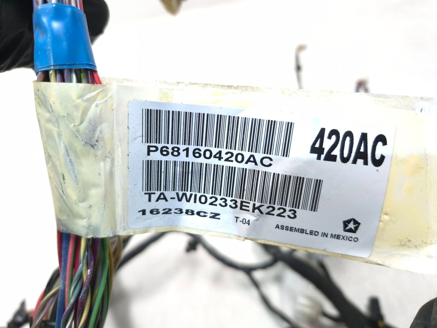 2013 Dodge Grand Caravan Dash Wire Harness 68160420ac Oem✅