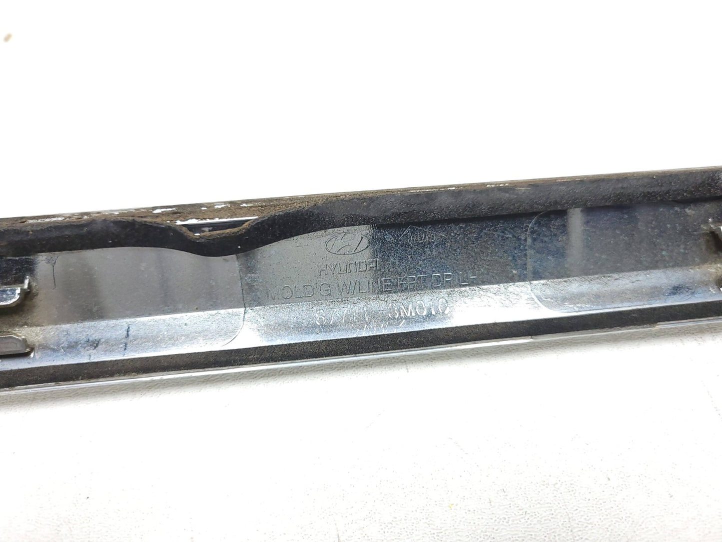 09-12 Hyundai Genesis Door Lower Chrome Molding 4pcs OEM Sedan