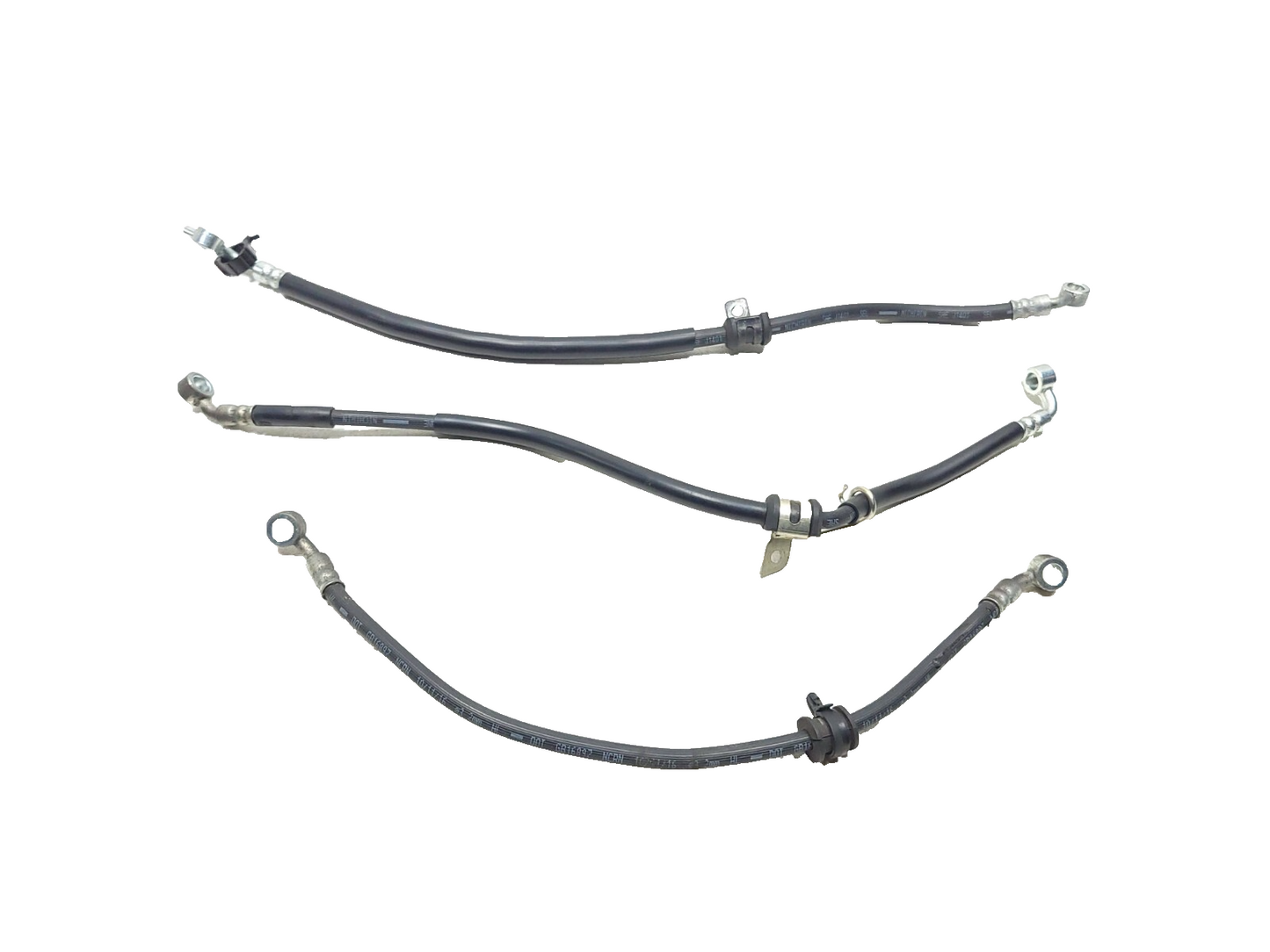 2011 - 2024 Suzuki Gsxr600 Gsxr750 Brake Hose Line Pipe Front & Rear 3pcs OEM