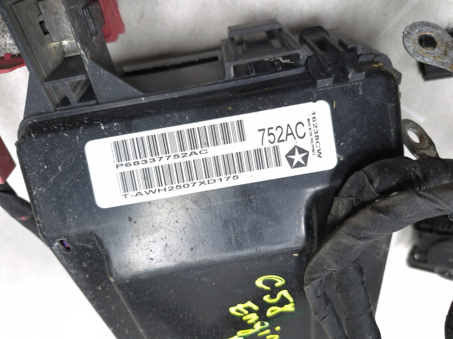 2018 Chrysler 300 AWD Engine Wire Harness & Fuse Box 3.6l OEM