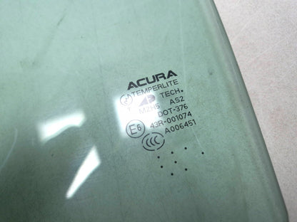 2008 Acura Tl Type-s Rear Door Window Glass Driver Side Left OEM