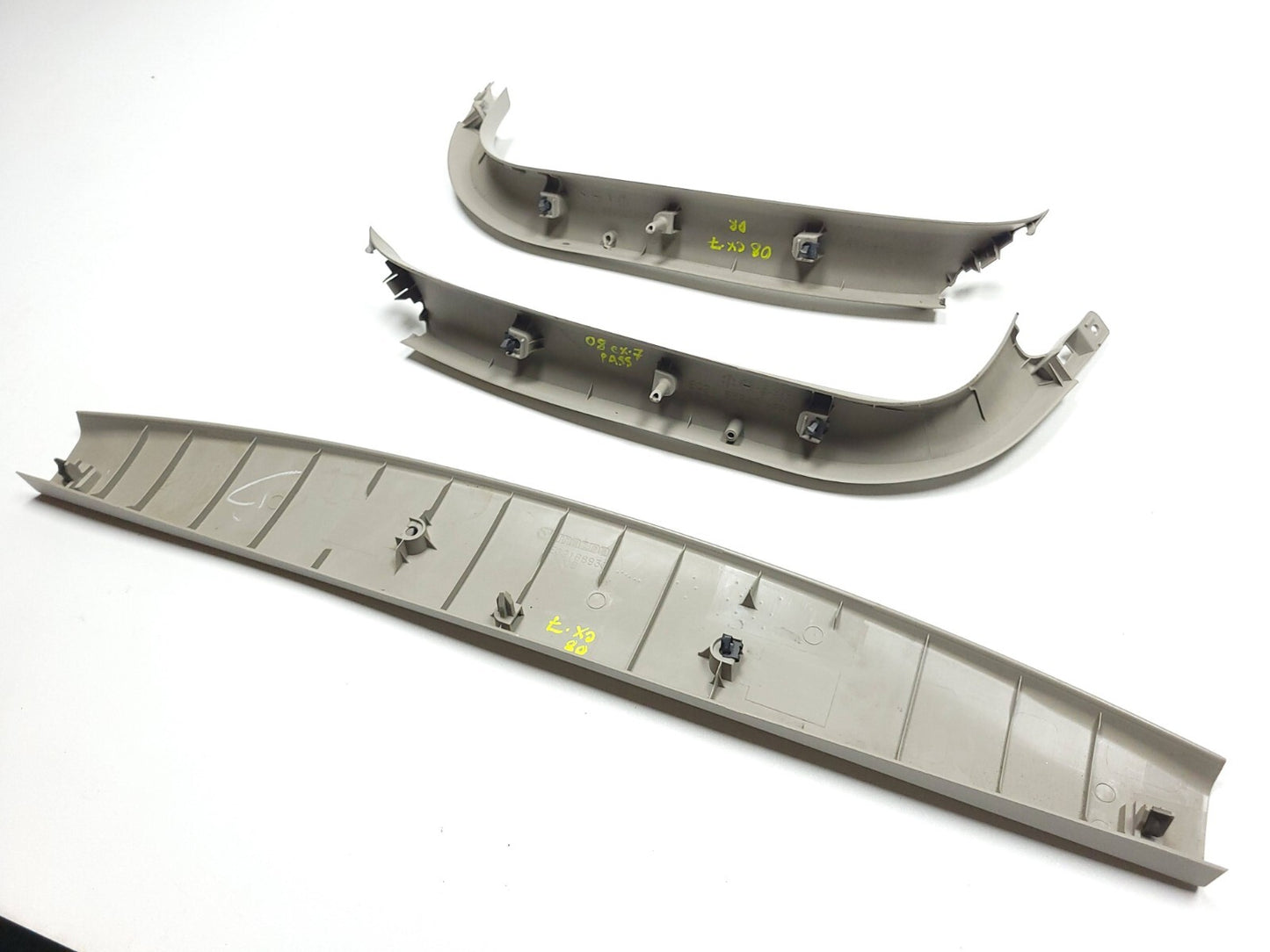 2009 Mazda Cx-7 Liftgate Lower Trim Panel & Bracket 6pcs OEM