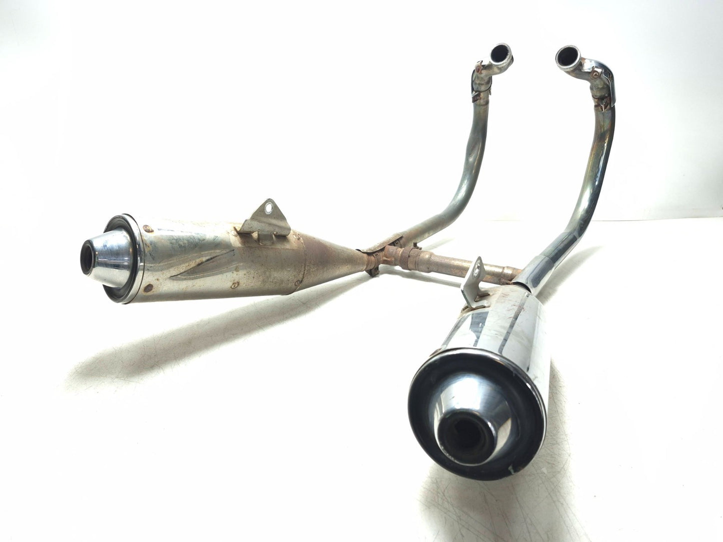 1991 Kawasaki Vulcan 500 En500 Exhaust Muffler Left & Right OEM