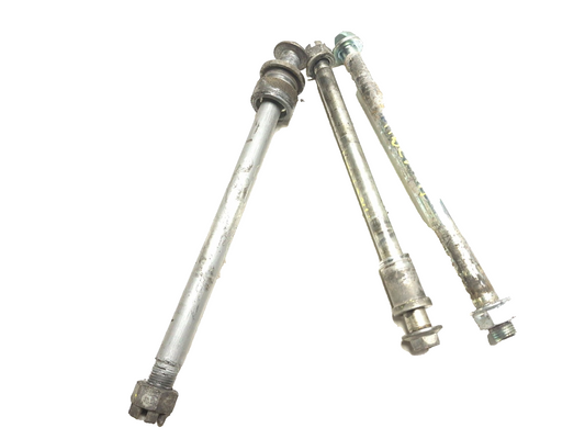2007 Kawasaki Ninja 250 Ex250 F Wheel Axle & Swingarm Bolt 3 Pcs  OEM